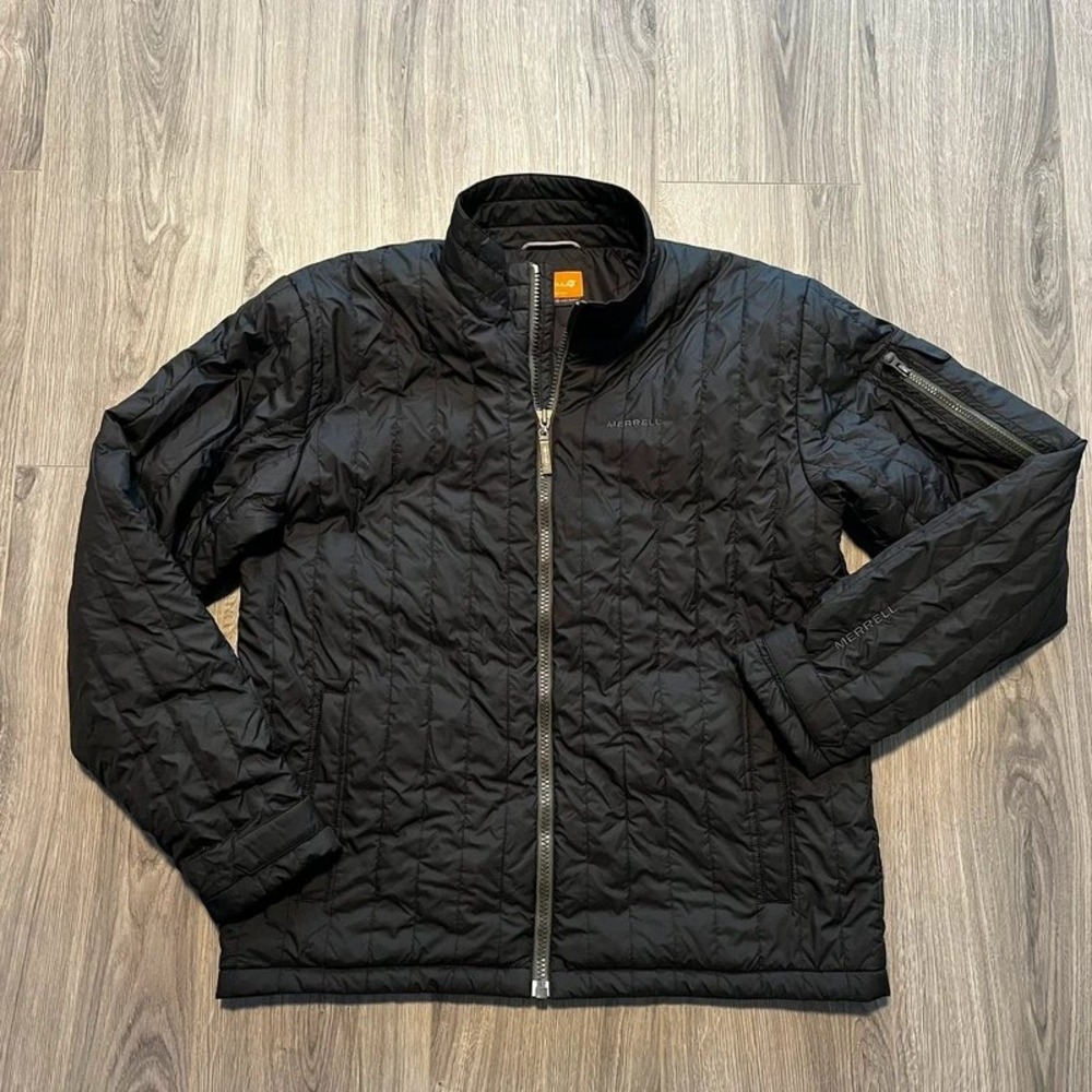 Merrell Opti-Warm Black Quilted Insulated Jacket Men's Large